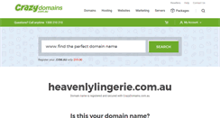 Desktop Screenshot of heavenlylingerie.com.au